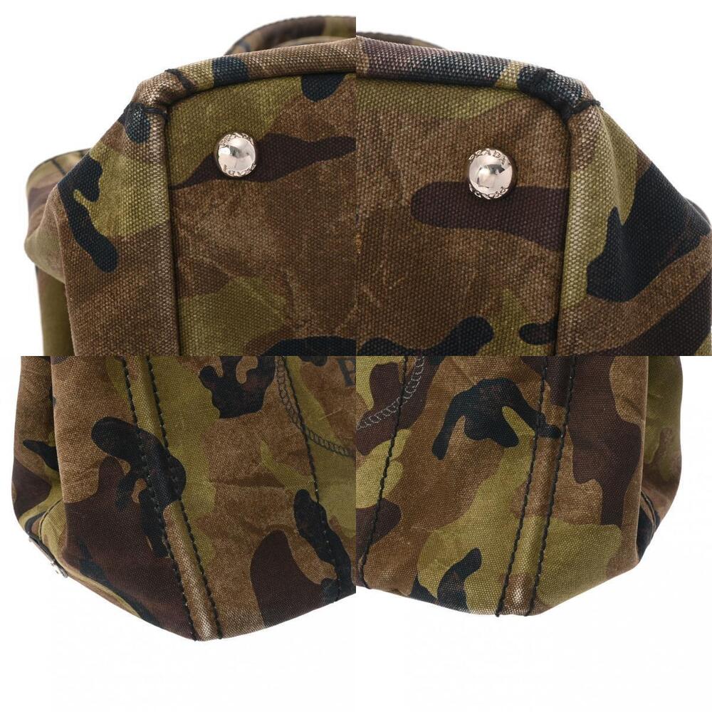 Prada Camouflage Tote Canapa Canvas Bag - Picture 8 of 11